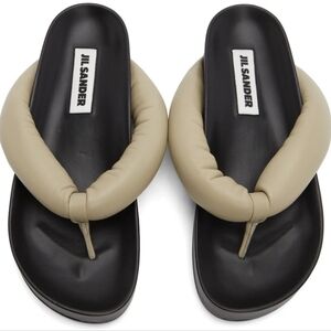 Jil Sander flip flops size 38 BNWB